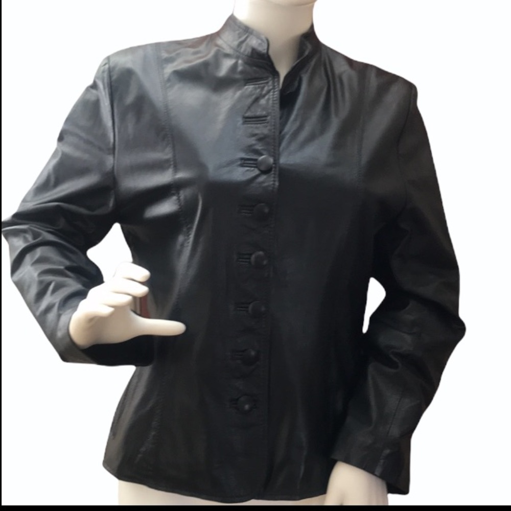 Silvia y Mario Leather Jacket / Made in Argentina